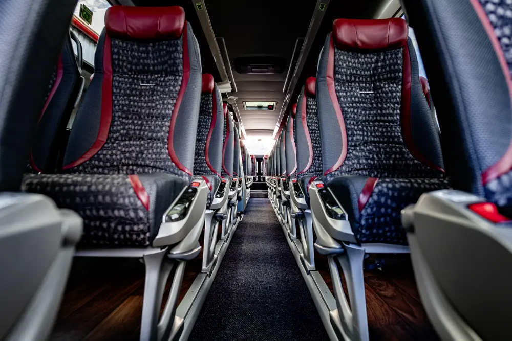 Cepera Bus von innen.